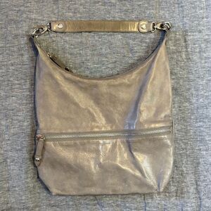 HOBO Light Gray Shoulder Bag Hobo Bag